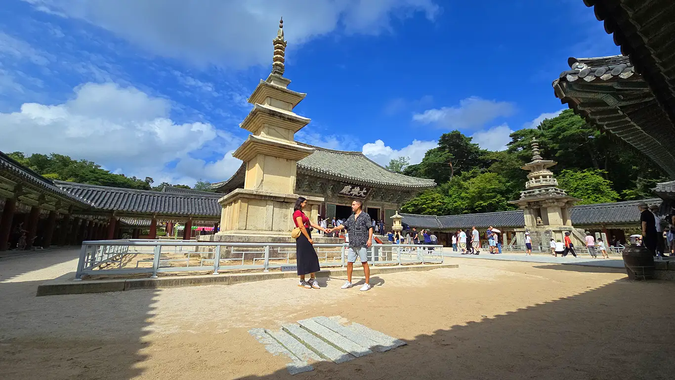 exterior de las pagodas