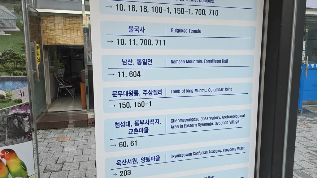 Líneas de autobús para llegar el templo