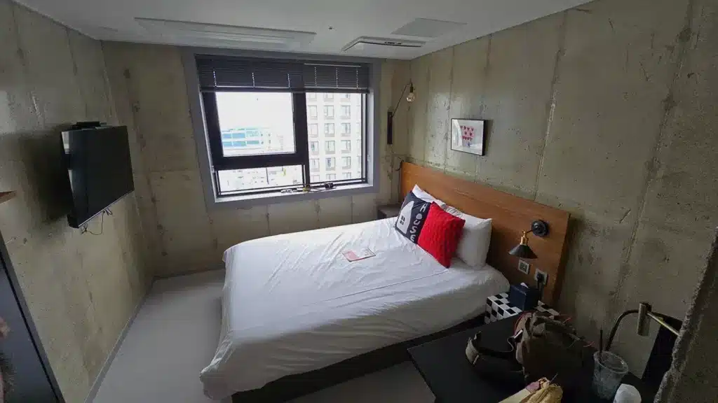 Interior de nuestra habitación del hotel Urbanstay Boutique Nampo BIFF en Busan