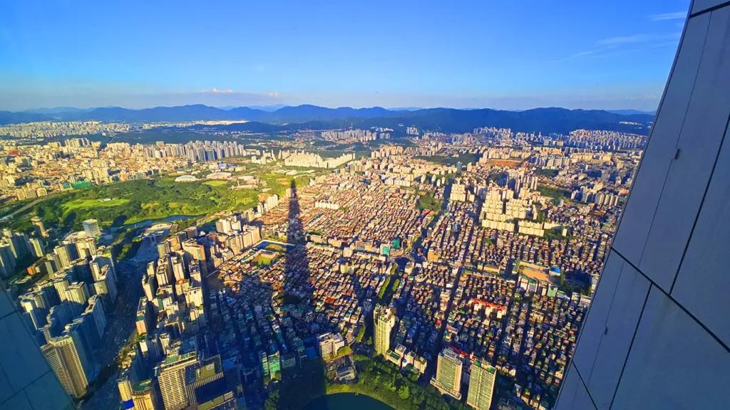 Donde alojarse en Corea del Sur, edificios de Corea