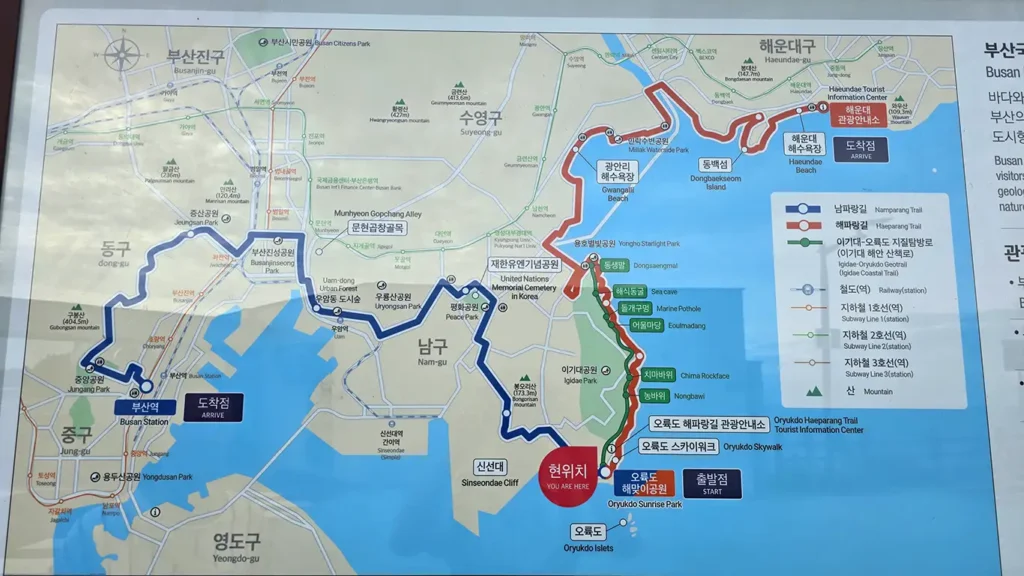 Mapa de la ruta a realizar
