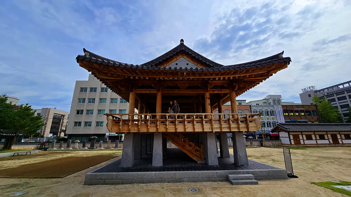 dentro de un edificio