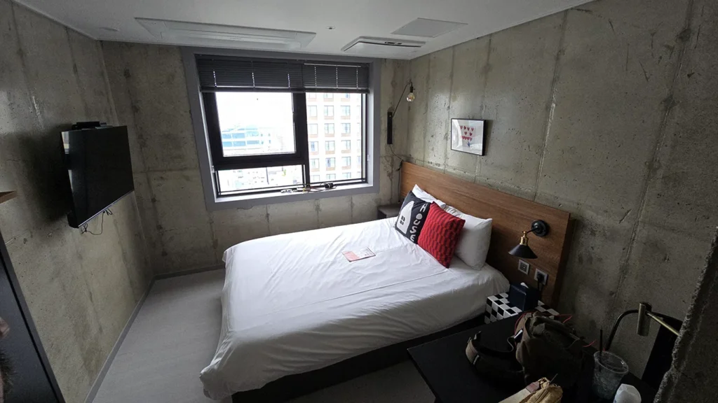 Habitación de nuestro hotel de Nampo