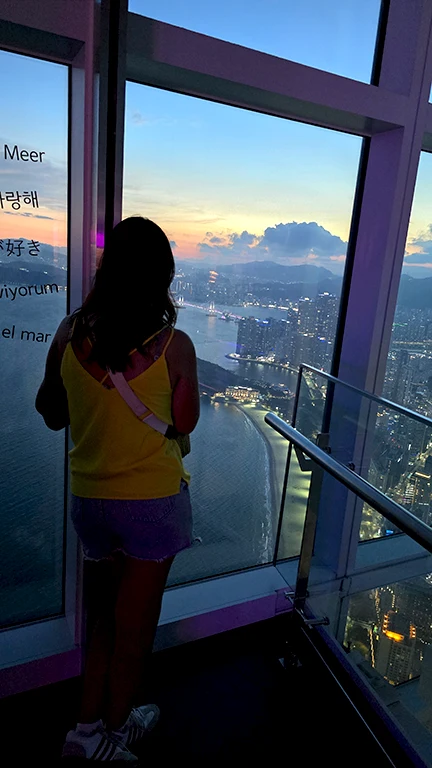 Vistas desde el mirador Busan X the Sky