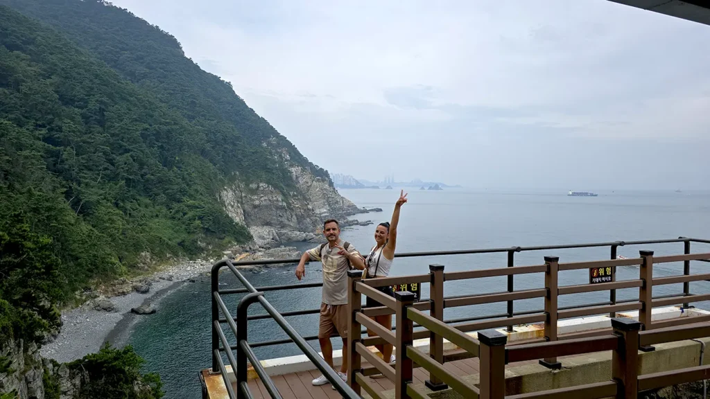 Parque Taejongdae y sus acantilados