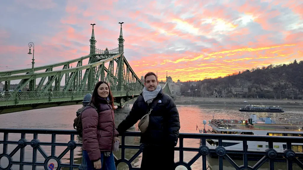 Atardecer desde el Puente de la Libertad
