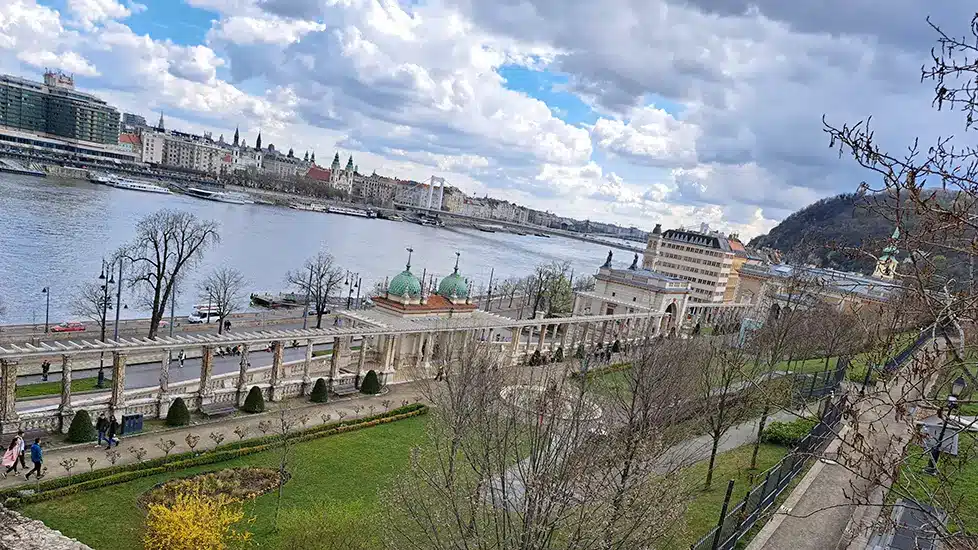 Vistas desde uno de los miradores del Castillo de Buda