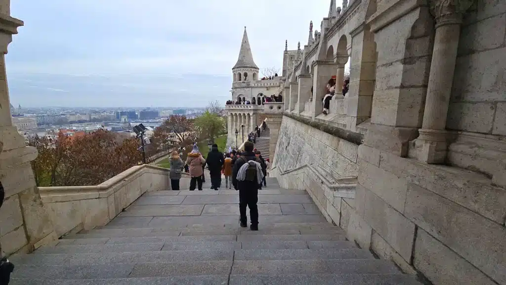 Bajada por el Bastión de los Pescadores
