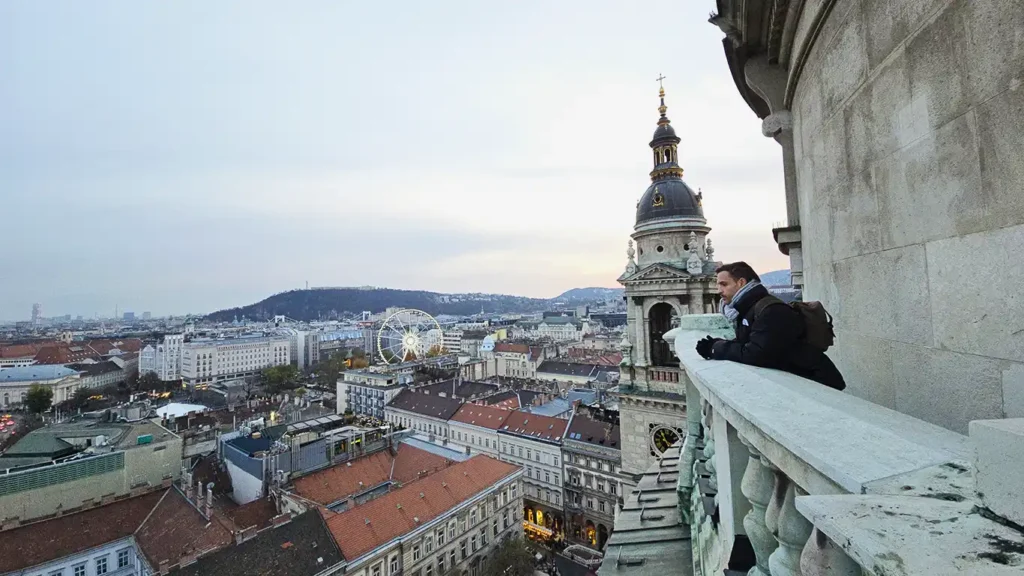 Vistas a la ciudad desde la Basílica de San Esteban