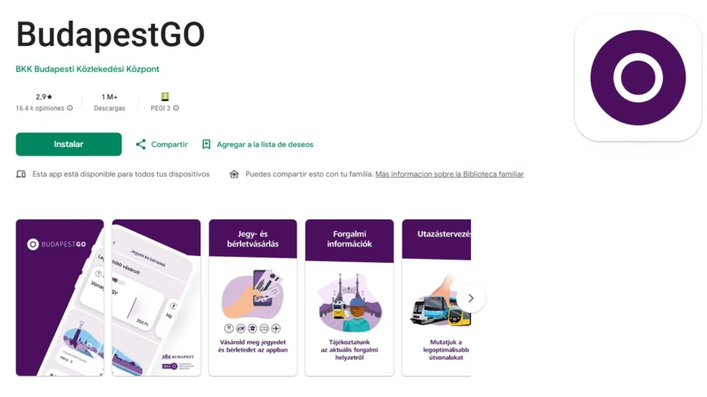 App BudapestGo