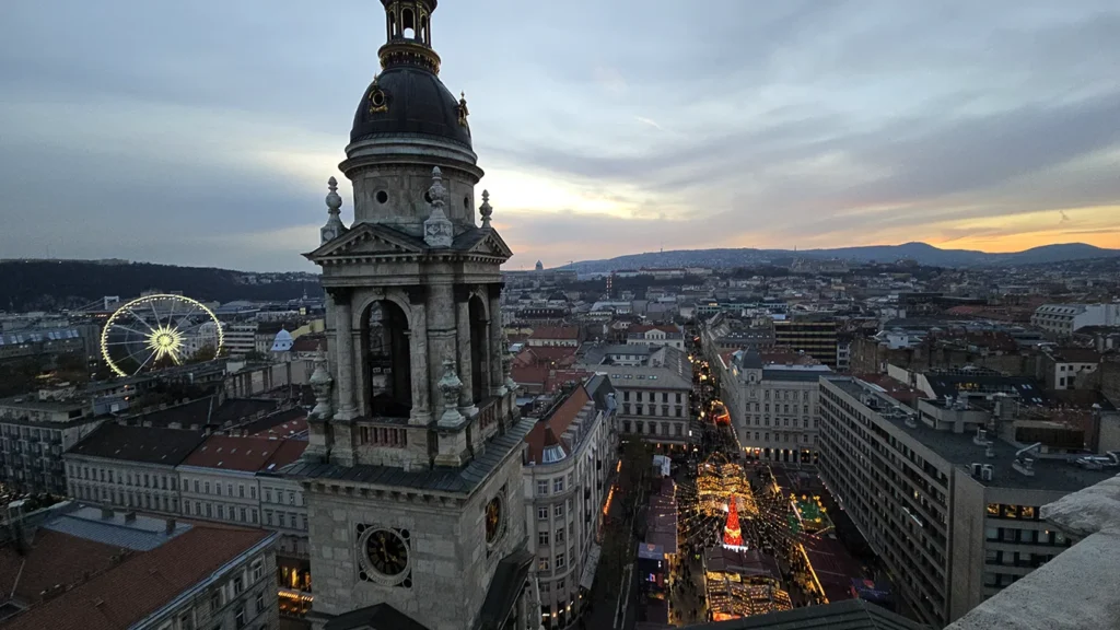 Vistas aéreas del mercadillo