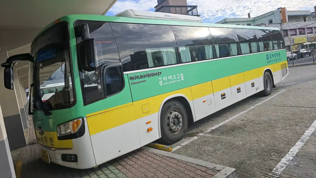 Un autobús express para llegar a Gyeongju