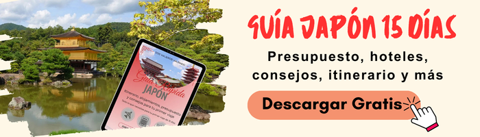 Foto de la guía para descargar la ruta de 15 días por Japón