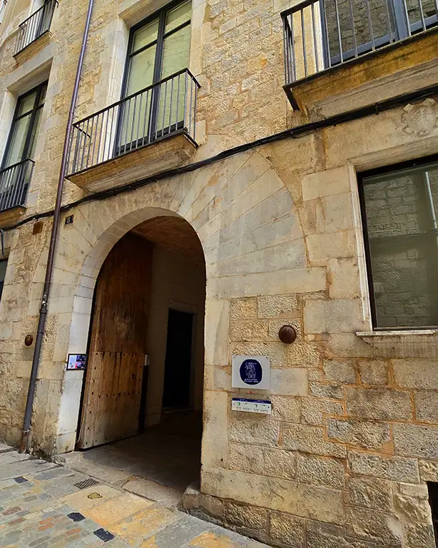Entrada Museo de los Judíos en Girona