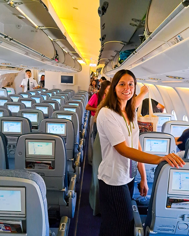 Vuelo de llegada para iniciar el viaje a Kioto.