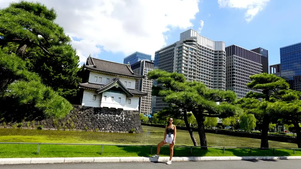 Palacio Imperial de Tokio en el centro de la ciudad