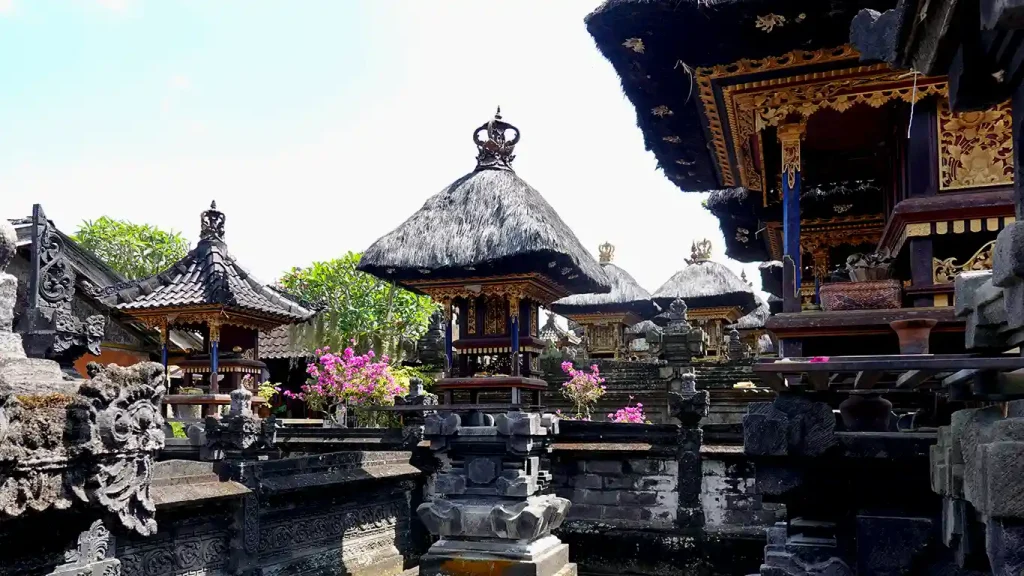 Interior de una casa tradicional de Penglipuran.