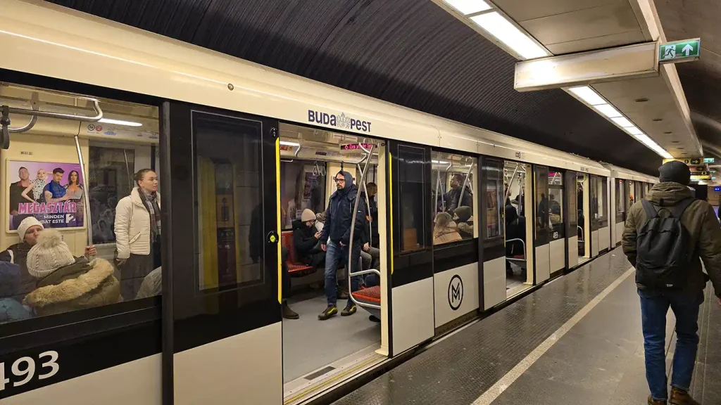 Metro de Budapest.