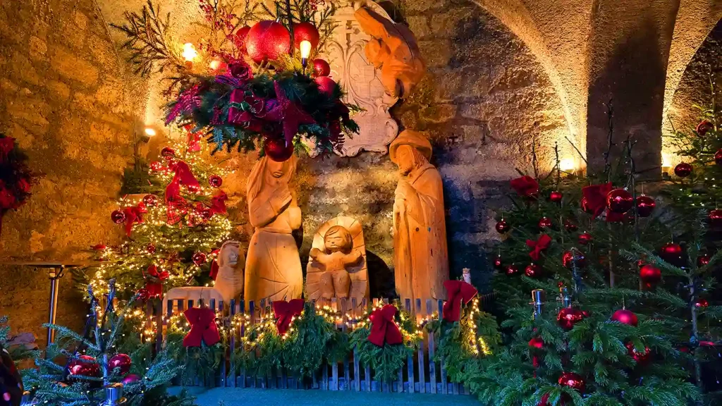 Belén navideño de St. Peter Stiftskulinarium.