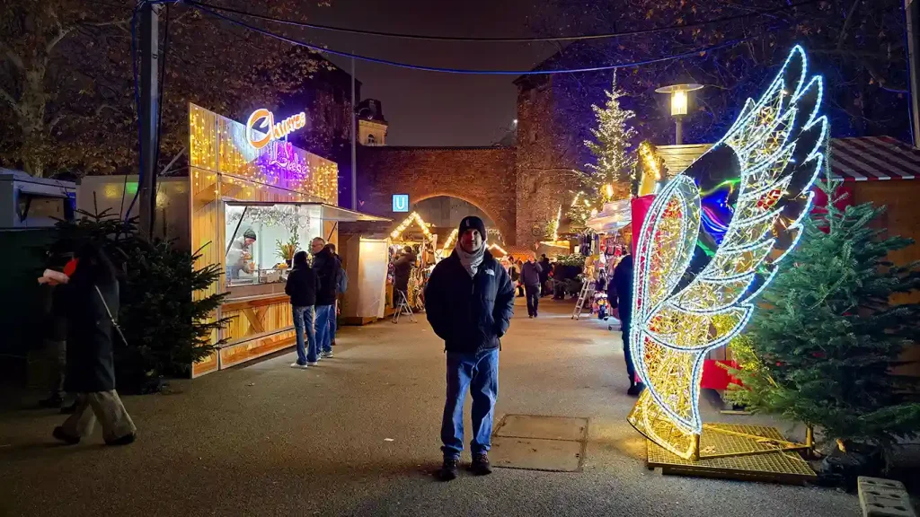 Christkindlmarkt de Sendlinger Tor en Múnich.