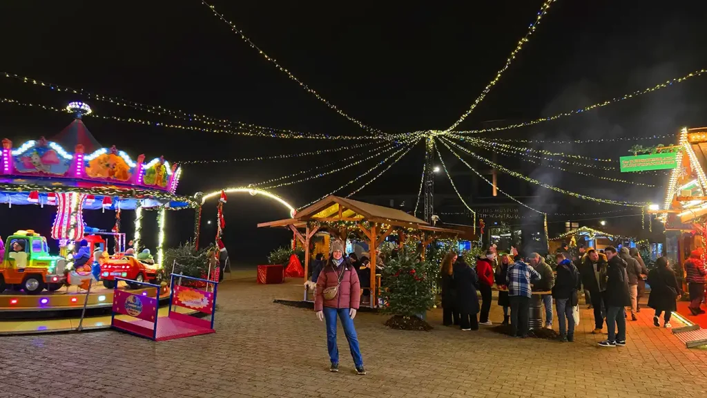 Weihnachtsmarkt am Schneckenplatz en Múnich.