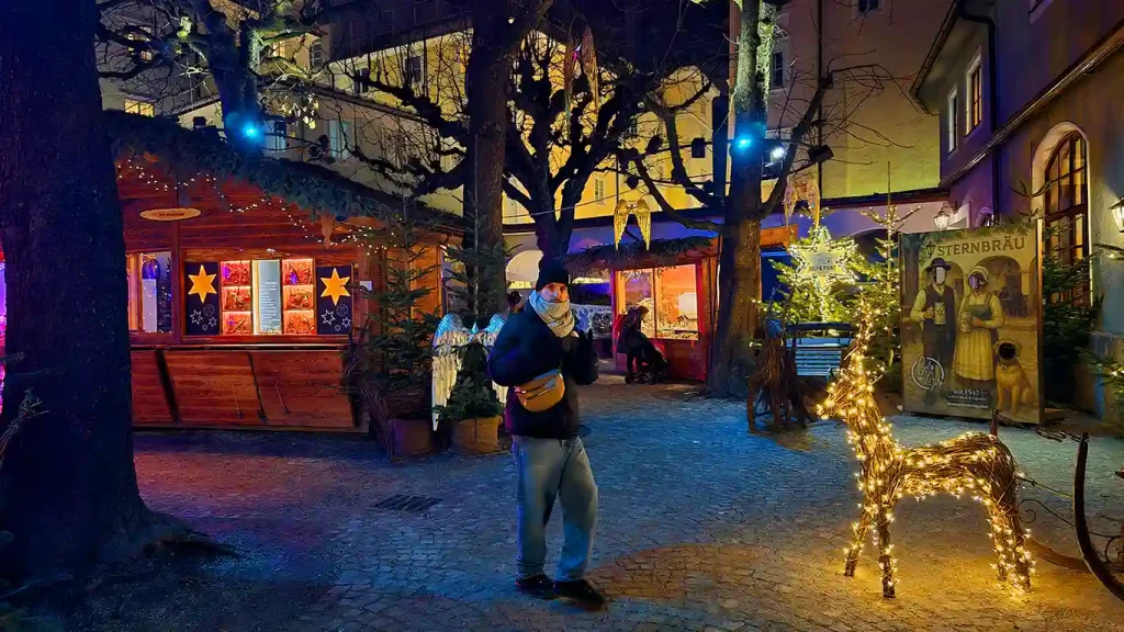 Decoración navideña del Sternadvent de Salzburgo.